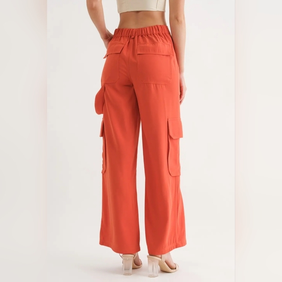 002 -NEW! FABULOUS CHIC SEXY CARGO PANTS BEST WIDE LEG CARGO PANTS - Picture 6 of 12